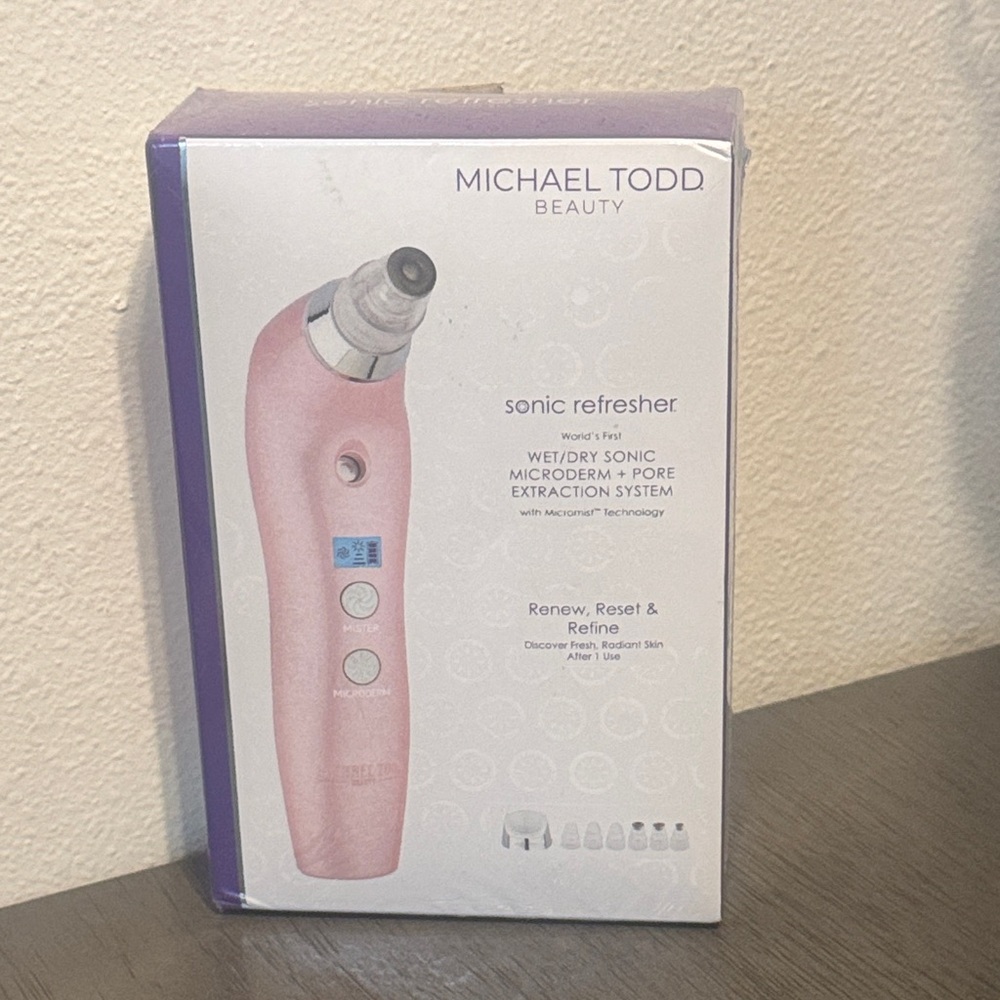 Michael Todd Beauty Pink Sonic Microdermabrasion Tool
